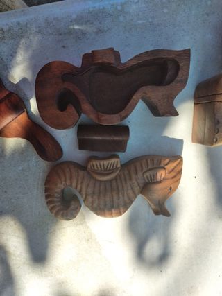 Cajas de madera sorpresa.