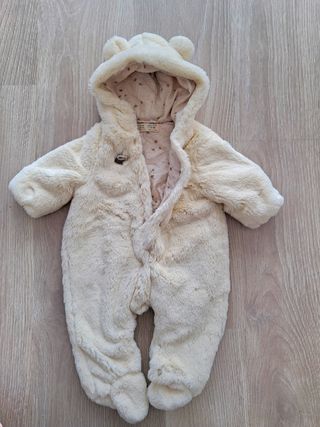 Buzo bebé Zara oso peluche talla 62 (1-3 meses)