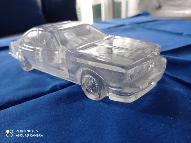 Modellino auto cristallo pieno pesante