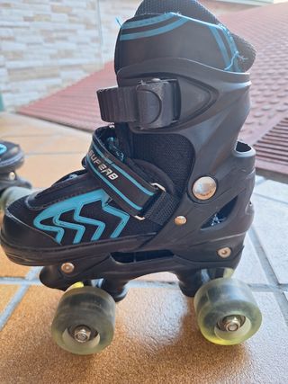 Patines y Casco Talla 6-7 Años