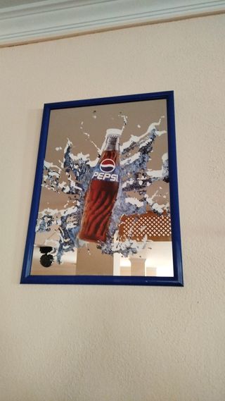 Cuadro Espejo Pepsi Cola Años 90
