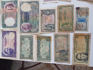 Colección 74 billetes españoles antiguos +4regalo