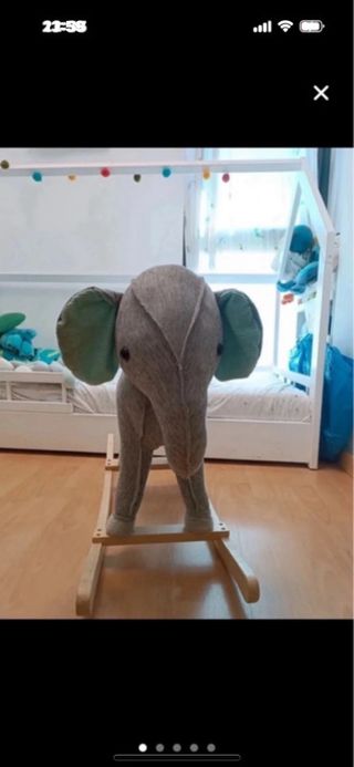 Balancin mecedora infantil forma de elefante