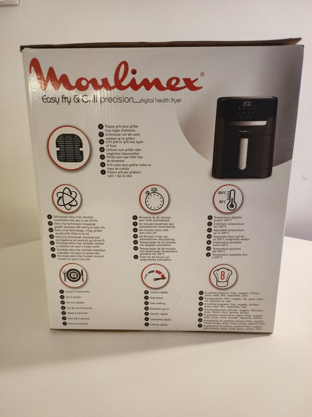 Freidora Aire Moulinex Easy Fry 2 en 1 - 4.2L