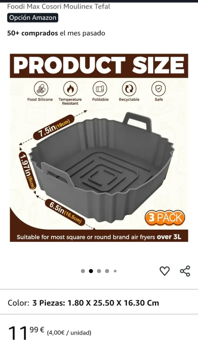 Freidora Aire Moulinex Easy Fry 2 en 1 - 4.2L