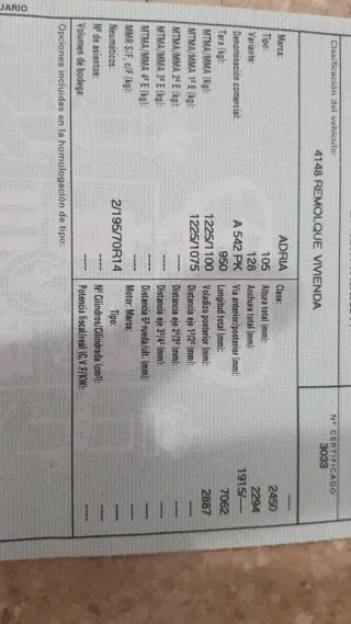 Caravana con papeles