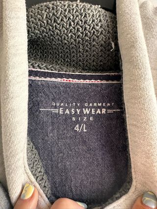 Sudadera con cuello sin capucha