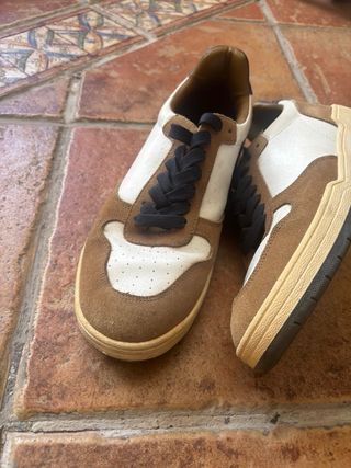 Zapatillas Springfield Blanco y Marrón