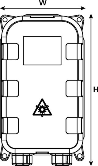 Caixa Fibra Ótica Exterior FTTx