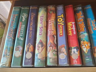 Peliculas vhs Disney de los 90
