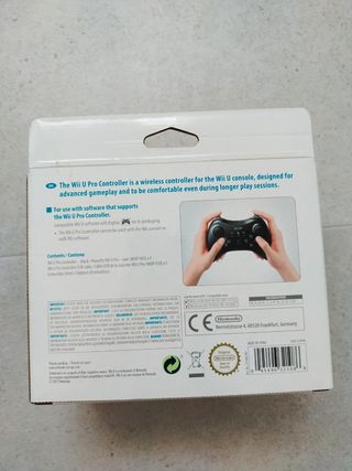 Caja Mando Pro Wii U Nintendo