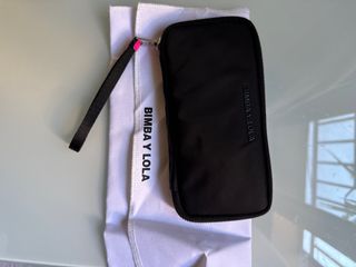 Cartera Bimba y Lola Negra con detalle rosa