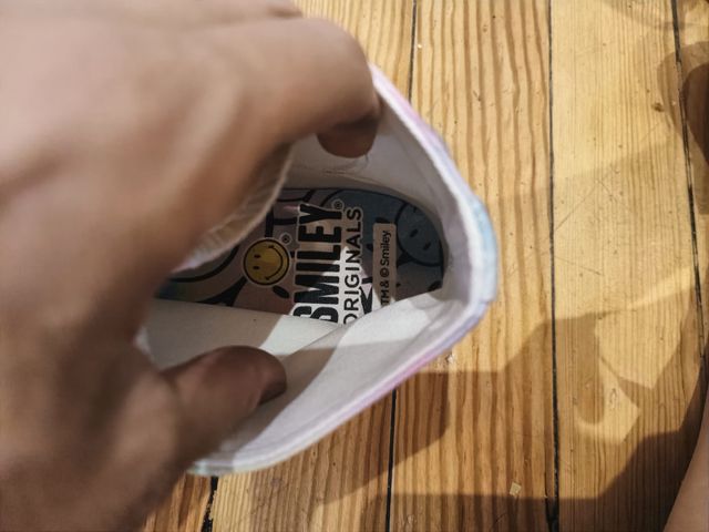 Botitas tipo converse Smiley Lefties niña T36