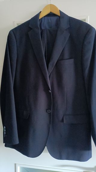 Traje de chaqueta hombre negro 