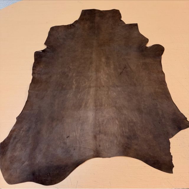 Piel de cabra engrasada marrón 1 mm