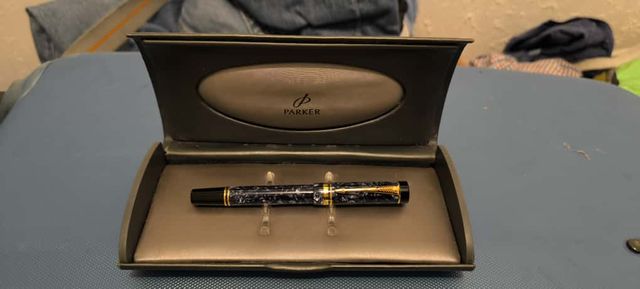 Parker Duofold International Roller Perlado