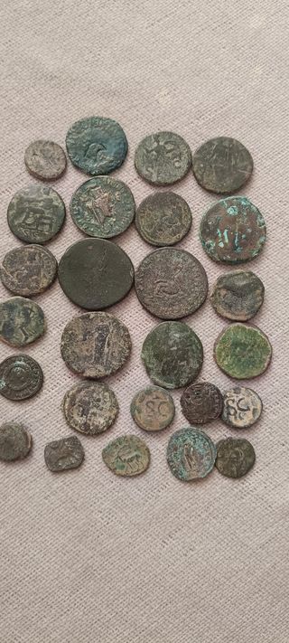 Lote monedas romanas