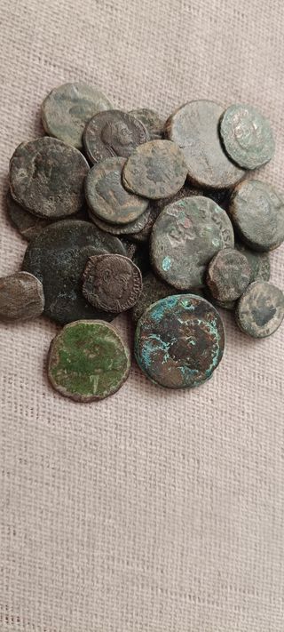 Lote monedas romanas