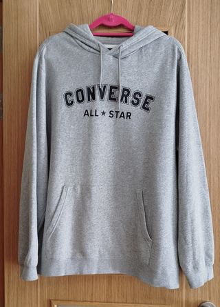 Sudadera Converse Gris Talla XL