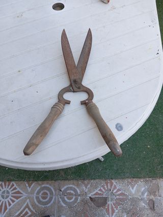 Tijeras de jardinero vintage