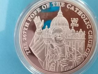Moneda Papa León XIV 2025 (2und)