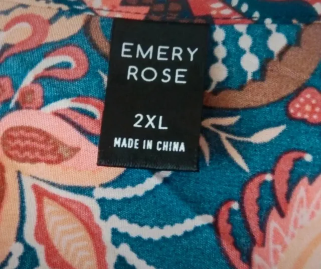 Blusa Estampada Floral Manga Acampanada