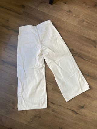 Calças culotte brancas