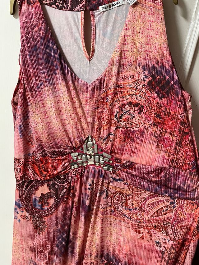 Vestido Largo Punt Roma Talla XL