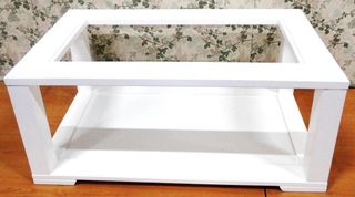 Mesa de centro lacada blanca