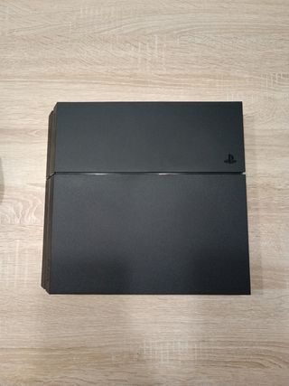 PS4 1TB + 2 Mandos (Negro y Azul) + soporte.