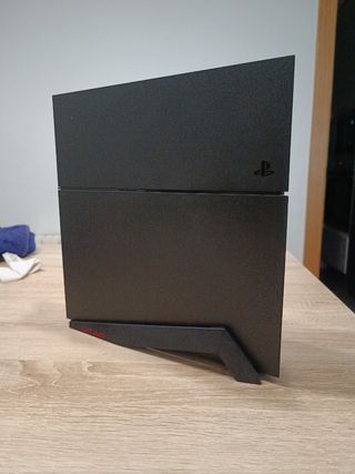 PS4 1TB + 2 Mandos (Negro y Azul) + soporte.