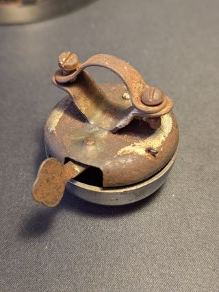 Campanello Bici Bronzo Cromato Antico Vintage