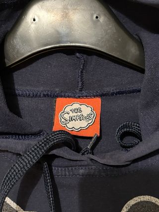 Felpa Donna Simpsons Blu