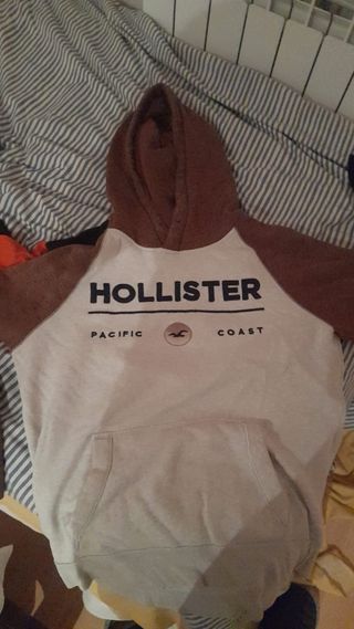 Sudadera Hollister Beige y Marrón