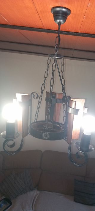 Lámparas rústicas