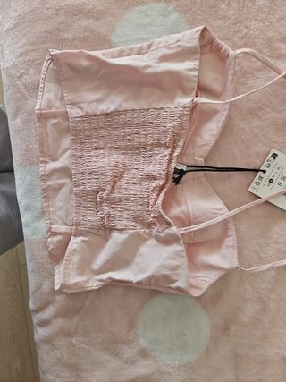 Top rosa Bershka talla S