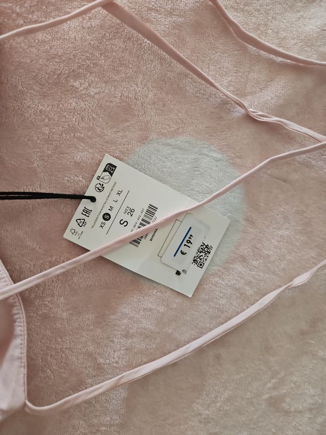 Top rosa Bershka talla S