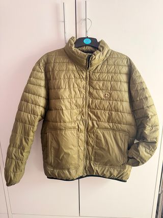 Plumífero Moschino verde oliva