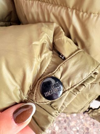 Plumífero Moschino verde oliva