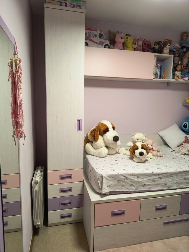 Cama nido infantil con cajones