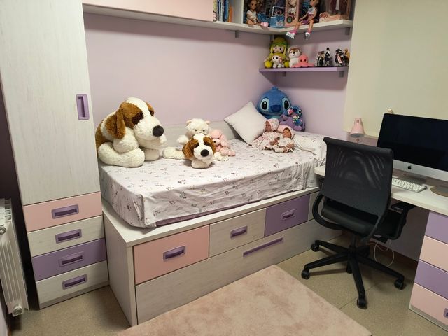 Cama nido infantil con cajones