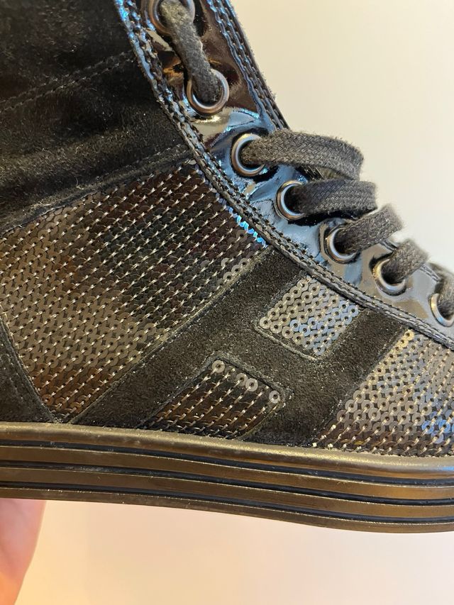 Botín deportivo Hogan negro