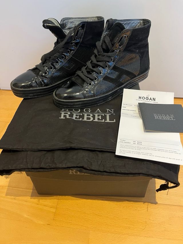 Botín deportivo Hogan negro