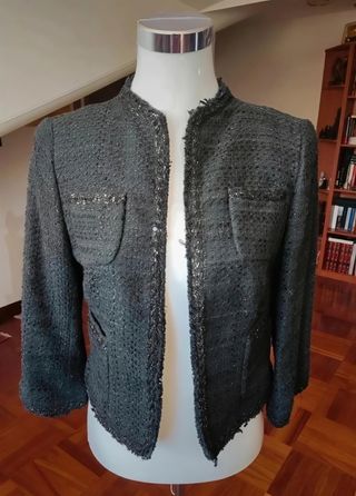 Giacca Zara Donna Nera Taglia M