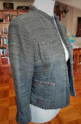 Giacca Zara Donna Nera Taglia M