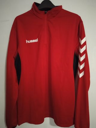 Sudadera Hummel roja y negra