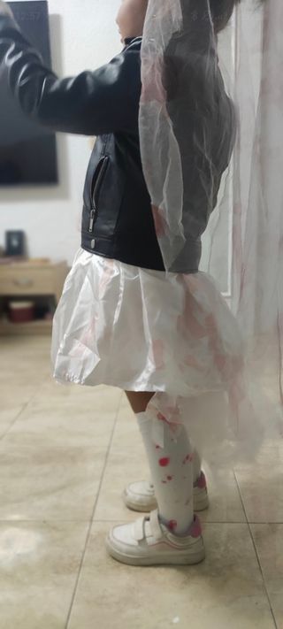 Disfraz Novia Halloween Talla 7/8
