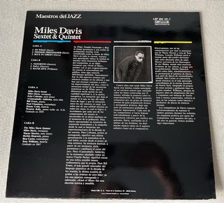 Vinilo Miles Davis - Sextet & Quintet Jazz