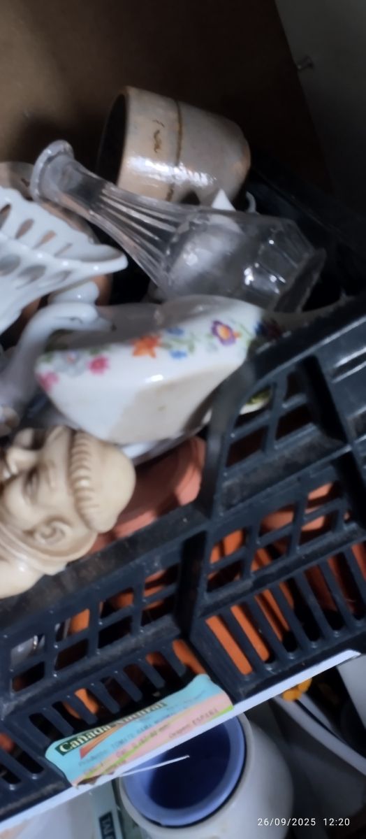 Lote cuencos barro y porcelana son más de 60 pieza