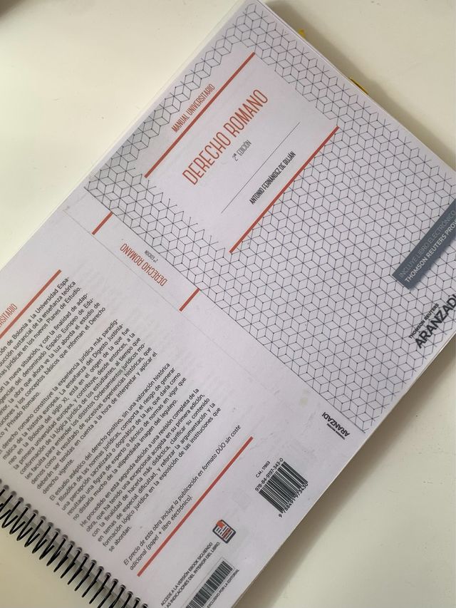 Manual de Derecho Romano 2ª edición